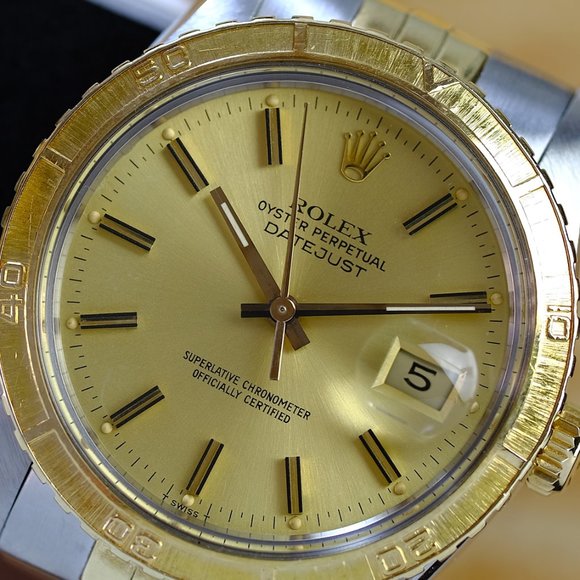 Rolex Other - Rolex Mens Datejust 16253 Thunderbird Champagne
